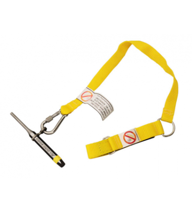 Yellow Web Wrist Strap Tool Lanyard (SDWSCOM1)