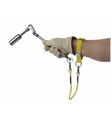 Yellow Web Wrist Strap Tool Lanyard (SDWSCOM1)