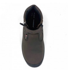 BLACK HAMMER Safety Shoe -Ankle cut and Zip on