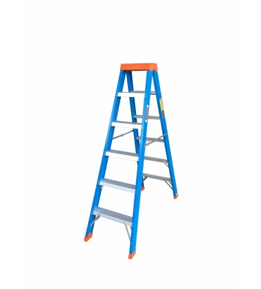 Winner Certified Fiberglass Double-Sided Ladder