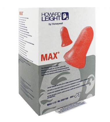 HOWARD LEIGHT Uncorded MAX-1D Earplugs (Dispenser Refill)