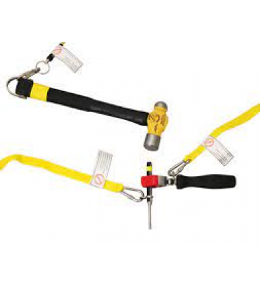 Yellow Web Wrist Strap Tool Lanyard (SDWSCOM1)