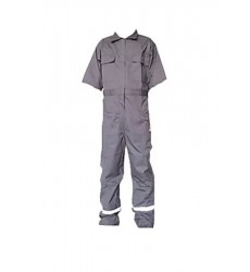 Short Sleeve Cotton Lightweight Coveralls