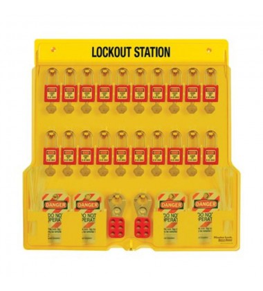 Master Lock 1484BP410 - Lockout Tagout Padlock Station