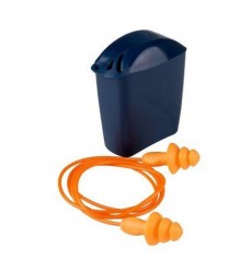 3M Reusable Earplugs -with Plastic Cord & Storage Case