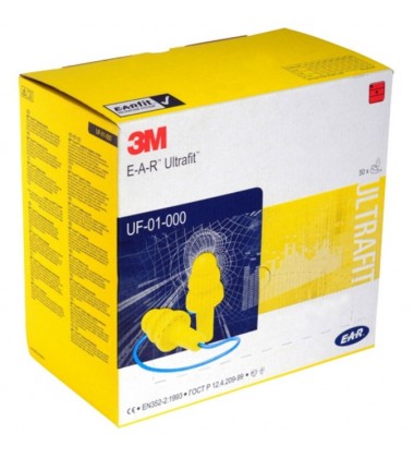 3M E-A-R™ Ultrafit™ Earplugs - Corded