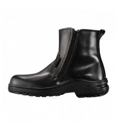 Black Hammer BH2333 Safety Shoe - Mid Cut, Slip On & Zip