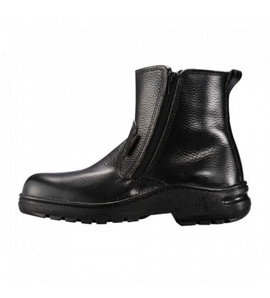 Black Hammer BH2333 Safety Shoe - Mid Cut, Slip On & Zip