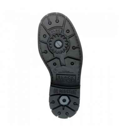 Black Hammer BH4666 Safety Shoe - High Cut, Slip On & Zip